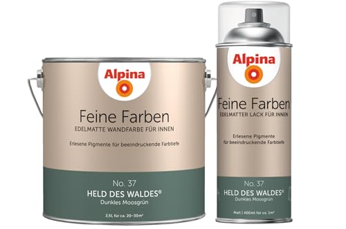 Alpina Feine Farben Wandfarbe & Sprühlack No. 37 Held des Waldes® edelmatt