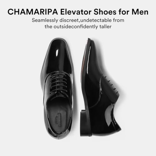 Image of CHAMARIPA Men's Oxfords Elevator Shoes Invisible Height Increasing Shoes