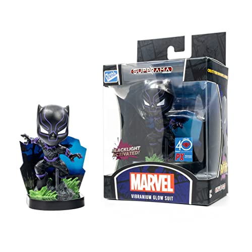 Marvel Superama Mini-Diorama Black Panther (Kinetic Energy) SDCC Exclusive 10 cm