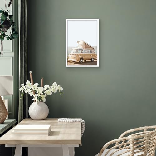 Image of Americanflat 12x18 Poster Frame with Polished Plexiglass - Streamline Collection - Thin Border Picture Frame for Wall Display - Hanging Hardware Included - White (Pack of 3)