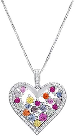 Dazzlingrock Collection Round Lab Created Multi Sapphires Women H...