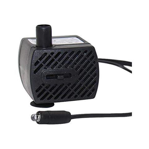 SURPRIZON Mini Submersible Water Pump Ultra Quiet with 6Ft Power Cable for Aquariums, Fish Tank,Wave Maker Pump, Pond, Fountain, Hydroponics Cover