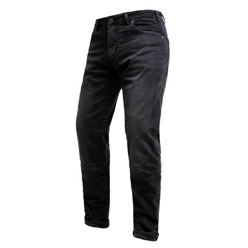 Jeans Moto Uomo John Doe Ironhead Used XTM, In Kevlar, Protettivi, Nero