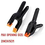 10 PCS 4.5 inch Professional Plastic Large Spring Clamps Heavy Duty for Crafts or Plastic Clips and Backdrop Clips Clamps for Backdrop Stand,Photography, Home Improvement and so on… - Image 5