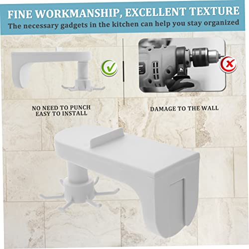 JOINPAYA 2 Peças De Gancho Giratório Para Utensílio De Cozinha Suporte Para Utensílios De Cozinha Su