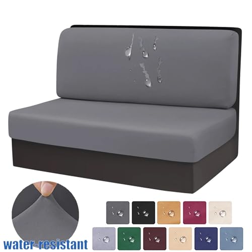Housse de canapé extensible bleu lot de 2 protège salon usé