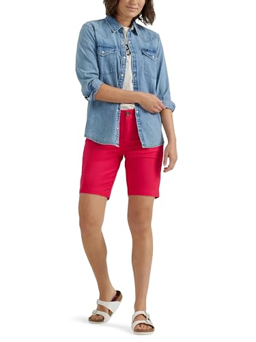Short Chino Bermuda Lee Magenta Chaud 40 Femme pour vos journées d'été