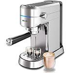 wirsh Espresso Machine20 Bar Espresso Maker with Commercial Steamer for Latte and Cappuccino Expresso Coffee Machine with 42 oz Removable Water TankStainless Steel Home Barista