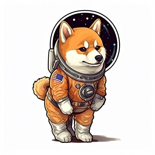 Image of Yoonek Graphics Shiba Inu Dog Vinyl Decal Sticker for Car, Laptop, Tumbler, More. #001586