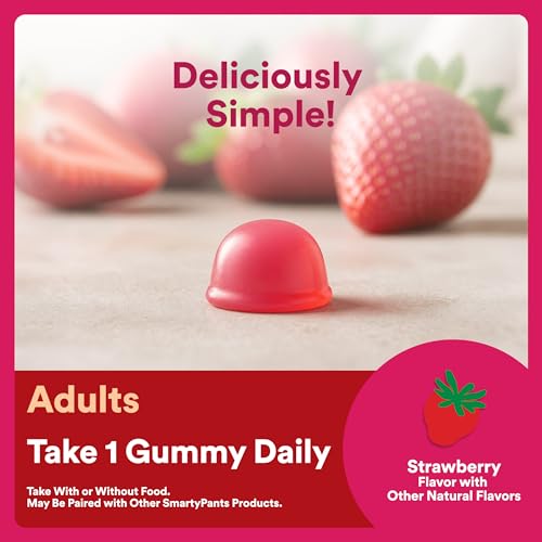 SmartyPants Adult 3 Billion CFU Probiotic Gummies, Gut Health, 30 Ct - image 5