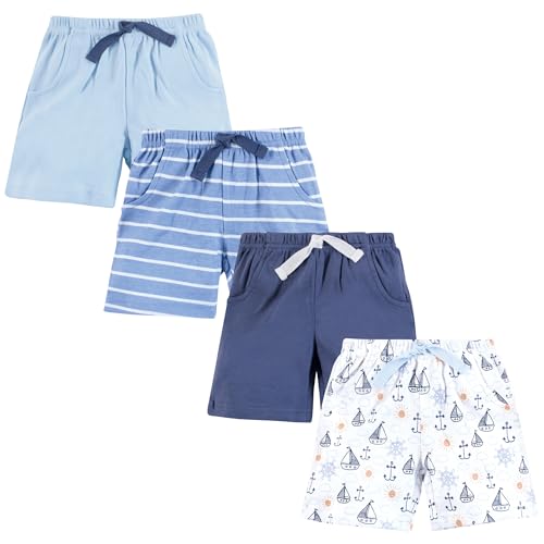 Image of Hudson Baby Unisex Baby Shorts Bottoms 4-Pack