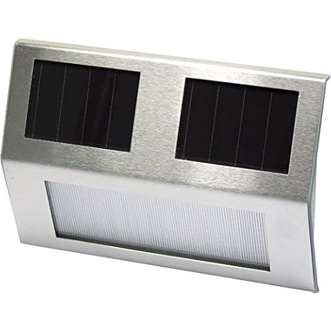 Powerplus Goldfinch Luz solar de acero inoxidable Cover