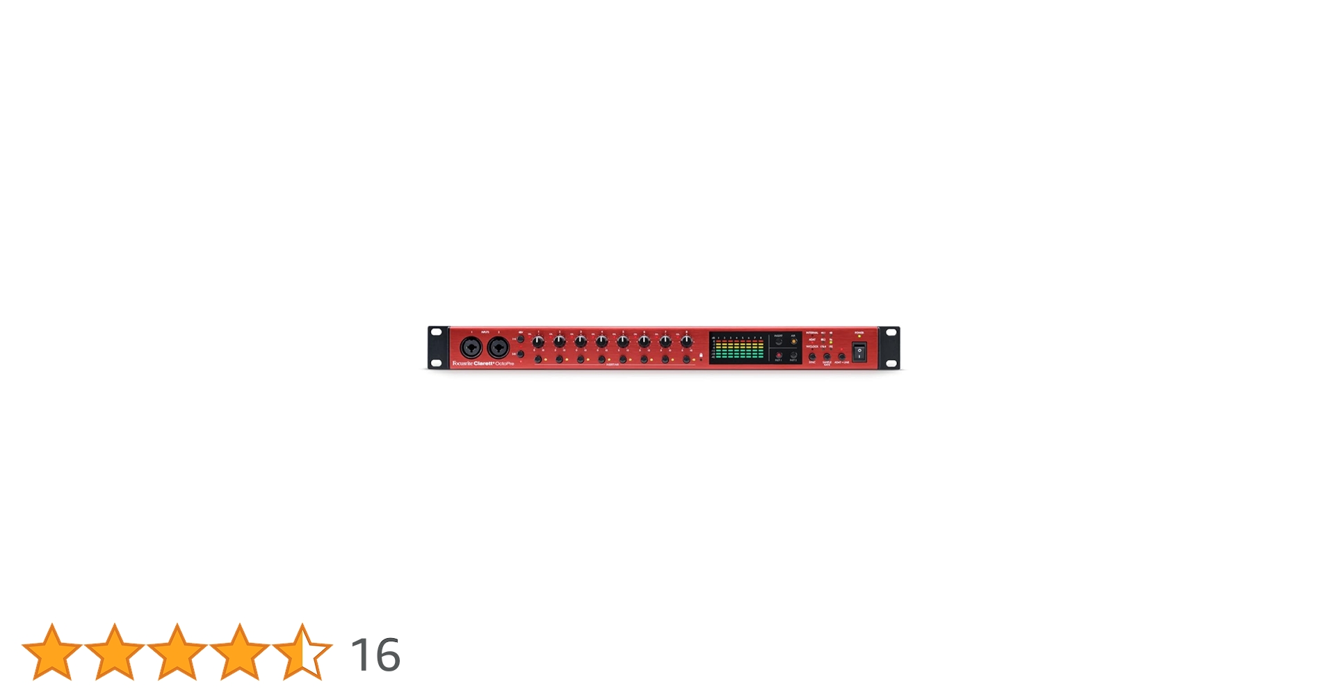 DTM・DAW Focusrite / clarett+ octopre Focusrite Clarett OctoPre - New eight–channel mic pre