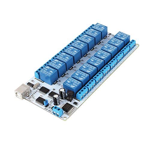 Sainsmart 16-Channel 9-36V Usb Relay Module #TOP21