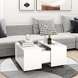 Esta mesa decorativa se puede extender desde ambos lados, lo que proporciona un amplio espacio para mantener tus revistas, libros, control remoto, así como varios otros artículos pequeños al alcance