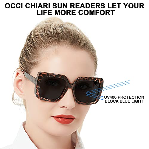 Image of OCCI CHIARI Narrow Reading Glasses Women Colorfull Cute Readers for Petite Face