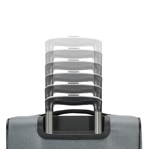 American Tourister Dash XLT 2 Piece Soft Side Expandable Luggage Set with Spinner Wheels, Graphite - Thumbnail 3