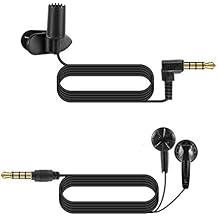 Earphone and External Microphone for Aiworth E36 Voice Recorder