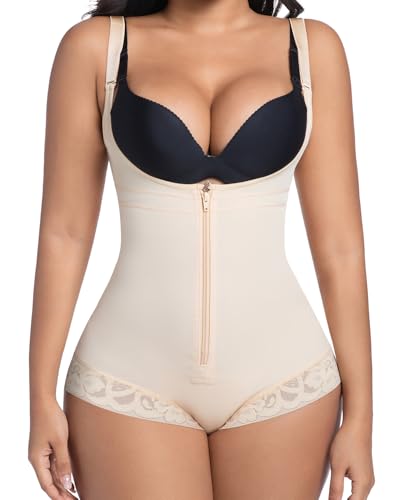 Image of Fajas Colombianas Shapewear for Women Tummy Control,Faja Body Shaper Butt Lifter Bodysuit