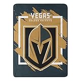 NORTHWEST NHL Vegas Golden Knights Micro Raschel Throw Blanket, 46' x 60', Dimensional