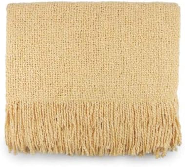 Campbell Throw Blanket, Lemon (311-132)