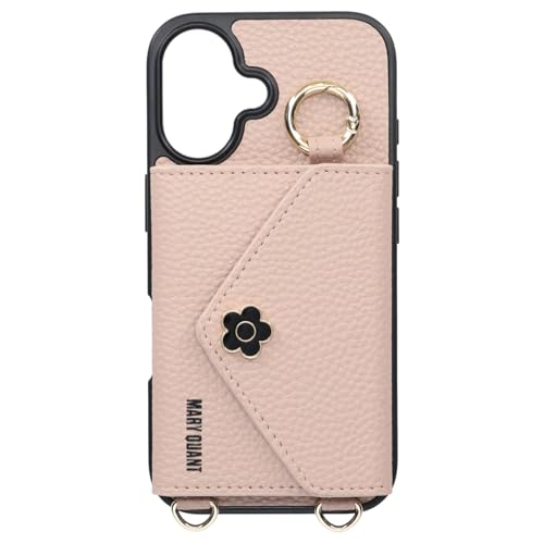 MARY QUANT �}���[�N�����g iPhone 17 �p �P�[�X �X�}�z�V�����_�[ POCKET SLING CASE ���f�B�[�X �s���N �x�[�W��