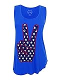 Lucky Brand Women's Plus-Size Peace Hand Tank Top