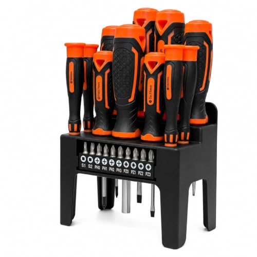 Image of Spartan 21 Magnetic Screwdriver Bit Set | Crome Vanadium Compact Magnetic Repair Kit with Assorted Bits & Storage Case | for Mobile, Laptop, Watch, Camera, Electronics & DIY Use