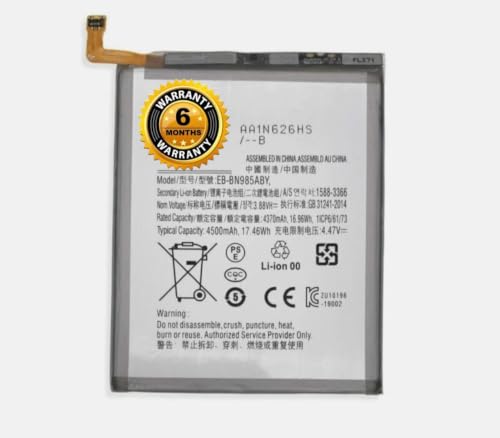 Image of EB-BN985ABY Battery for Samsung Galaxy Note 20 Ultra 5G SM-N985F SM-N986F SM-N986B :Battery with 6 Month Warranty* (MAR132)