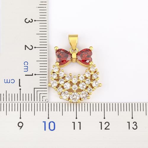 Collier cœur rouge en zircone et chaîne réglable style élégant