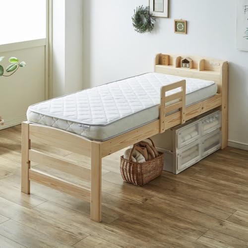 新品！未使用！ネルコンシェルジュ　すのこベッド ネルコンシェルジュ 檜すのこベッド ヘッドレス ベッドフレームのみ 総