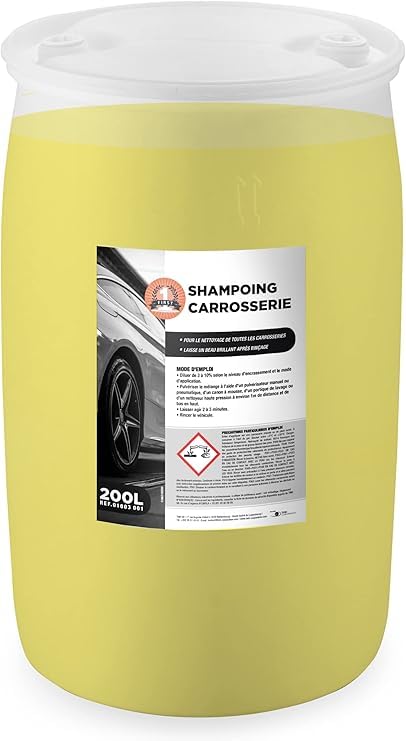 Shampoo detergente per auto efficace, senza traccia, alta lucentezza, economico e concentrato, lavaggio ad alta pressione o mani (200L)