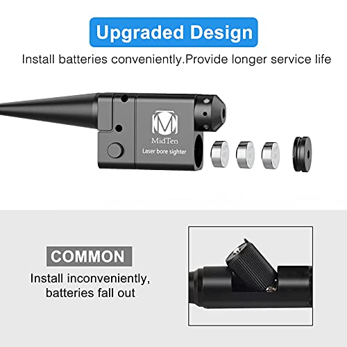Midten Upgraded Green Laser Bore Sight Kit And 233 Cal Red Dot Boresighter #TOP4