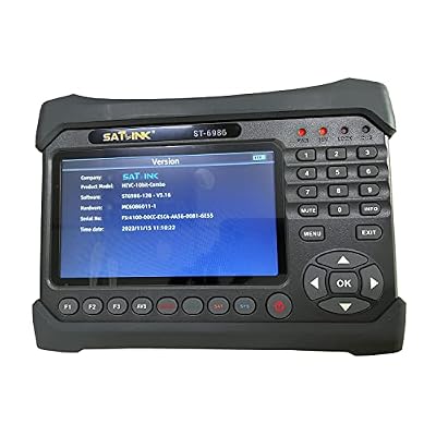 SATLINK ST-6986 Satellite TV Receiver DVB-S/S2/T/T2/C Combo Meter MPEG-4 HD H.265 (10bits) Spectrum Spectrum Analyzer Digital Satellite Finder Meter