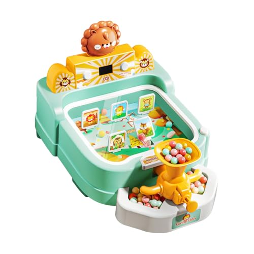 Kokiya Interactive Pinball Machine for Family Fun and Learning in Living, Green