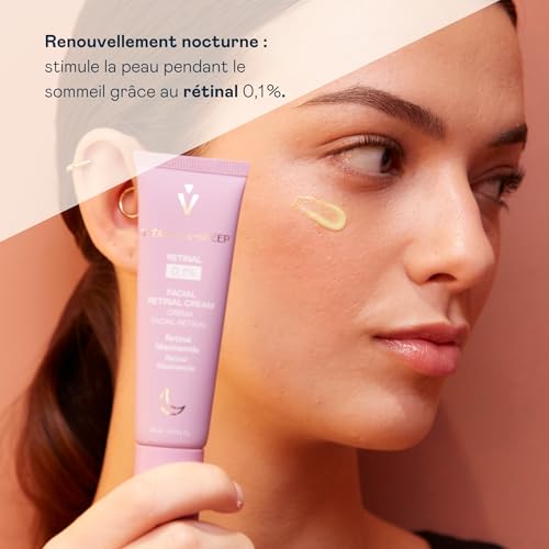 Crème visage nuit rétinal 0,1% contre le relâchement et les rides - 3