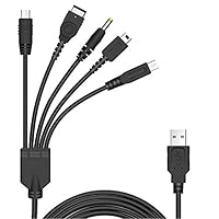 Algopix Similar Product 10 - Xahpower 5 in 1 USB Charger Cable for