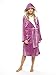 Price comparison product image CityComfort Dressing Gown for Women, Fluffy Hooded Bathrobe (Orchid Pink, M)