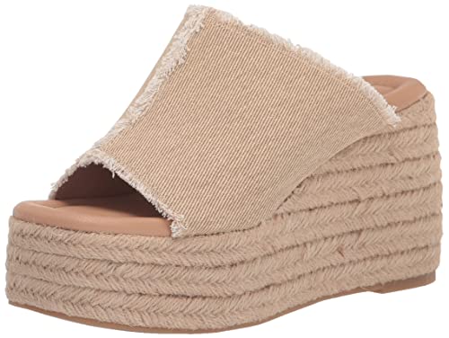 Lucky Brand Sandália feminina plataforma Scippio, Semente de erva-doce, 41