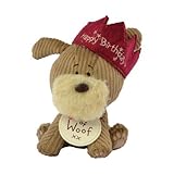 tela suave Lots de petits Woof \'Birthday\'en peluche