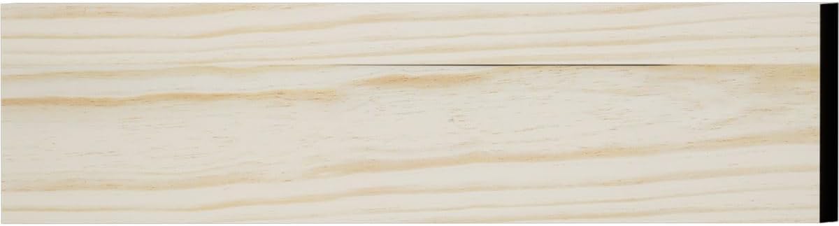 Americraft S4S Flat Trim Moulding, Solid Wood, 7 1/4"H x 3/4"P x 96"L, Stain Grade Pine
