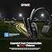 SYNCO XTALK XPro2 Wireless Intercom Headset System, 2.4 GHz 1640FT/500M Full Duplex for 2 Persons Communication with Noise Cancellation for Live Show Stage Performance Movie Shoot