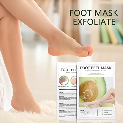Máscara para pés secos e rachados - Pé Peel Esfoliante Original | Película Hidratante para os Pés Es
