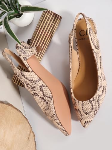 Image of Carlton London Women Stylish Slip On Backstap Fashion Sandals for Casual use, Outdoor, Party and Holidays with Kitten Heels