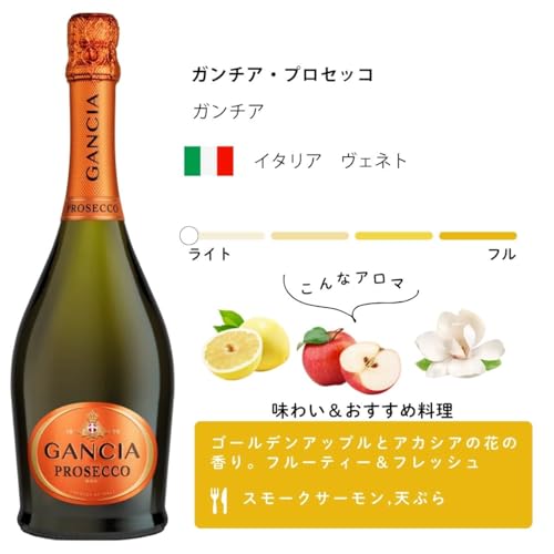 エノテカ ガンチア ブリュット プロセッコ 750ml×2