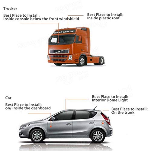 GPS-tracker voor voertuigen, geen maandelijkse kosten, auto-locator apparaat, realtime GPS-tracker met APP voor auto… - Image 7