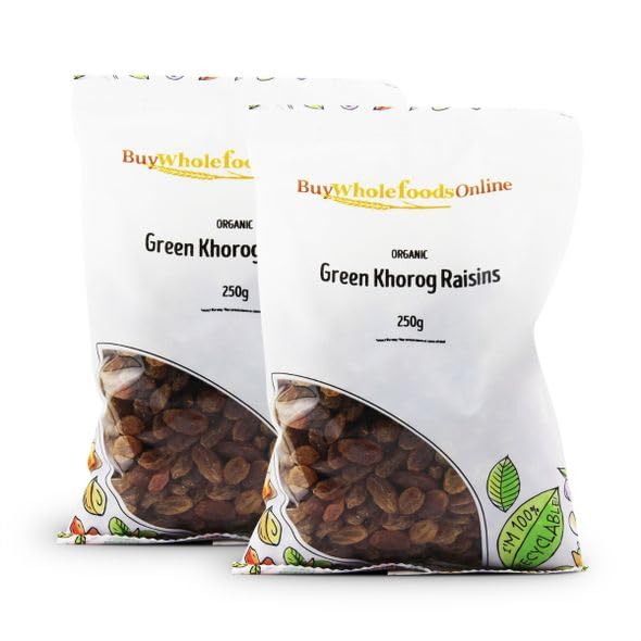 Buy Whole Foods Organic Green Khorog Raisins (500g)