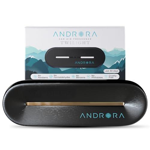 Androra Twilight Car Air Freshener Vent Clip – Minimalist & Premium Design – Long-Lasting 30-Day Scent – Cruelty-Free – Third-Party Tested for REACH & CA Prop 65 Safety – Odor Eliminator for Cars