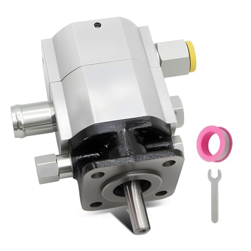 Jecoupoon 13GPM 2 Stage Hydraulic Log Splitter Pump 3000 PSI Aluminum Hydraulic Gear Pump for Wood Splitting Machine
