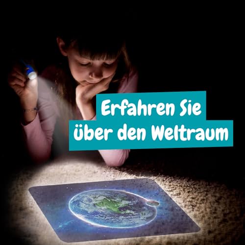 Science4you Weltraum Taschenlampe - mit Planeten des Sonnensystem für Kinder, Planetarium Projektor, Astronaut Spielzeug, Galaxie Spiele, Geschenke für 4+ Jahre Junge und Mädchen